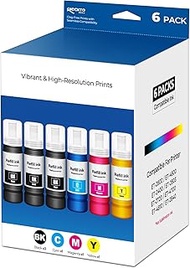 522 Ink Refill Bottles Replacement for ET-2800 ET-2400 ET-4800 ET-2803 522 Ink Bottles for Eco tank 