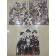 Official IDOLiSH7 A3 Clear Visual Poster Set of 3
