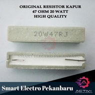 ORIGINAL ROHS RESISTOR CHALK 47 OHM 20 WATT RESISTOR 20W 47OHM 20 WATT 47 OHM WHITE POWER RESISTOR 4