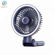 [Dovewill] USB Re Energizable Grip Fan 5000 mAh Foldable Grip Fan Beige 6inch 5000mah