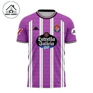 FC Real Valladol1d 2025/2026 Jersey Free Request Nick Name 5XL football shirt