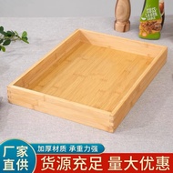 [1078 People Praise] Wooden Tray Rectangular Bread Display Tray Cake Shop Baking Pastry Fried Chicke