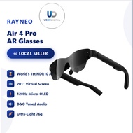RayNeo Air 4 Pro AR Glasses | World's 1st HDR10 AR Display | 120Hz Micro-OLED | 201" Giant Virtual S