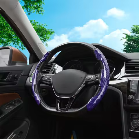 Stylish car steering wheel cover for Toyota Crown CHR Yaris Corolla Auris Hilux Celica Verso Rav4 Ca