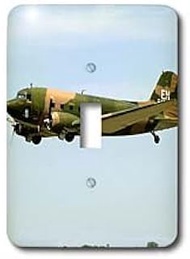 3dRose LLC lsp_97099_1 Douglass Dc-3/C-47 Puff War Plane Us50 Bfr0003 Bernard Friel Single Toggle Sw