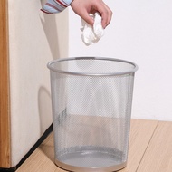 Tong sampah besi berlubang, jaring besi tahan karat, bakul sampah logam rumah tangga, bakul kertas s