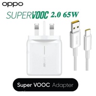 OPPO 65W/30W REALME Pad X Pad Mini X2 Q3 9 Pro 8Pro 7Pro C35 C25 Super VOOC 2.0 Super Flash Charger Adapter Type-C Cable