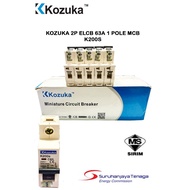 KOZUKA K200S 63A 1P MCB 4.5KA