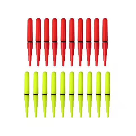 20pcs/lot Lightstick Red/Green LED Electric Stick Luminous Fishing Float Work With CR425 Night Fishi