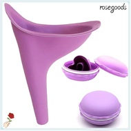 ROSEGOODS Urine Wee Funnel Travel Ladies Standing Pee Urinate Device