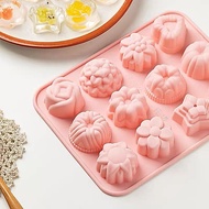 12s' Silicone jelly maker Jelly mould Pudding mould