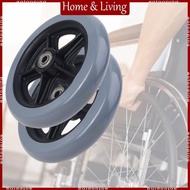 AOTO Wheelchair Front Wheel Universal Caster Solid Tire Wheel Smooth Easy to Install