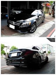 路易SAVE認證，2016年式BENZ C300摸門啟閉系中文螢幕  LED頭燈