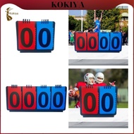 [kokiya] Multi-sport Scoreboard, Flip Number Scoreboard, Durable Table Scoreboard for Volleyball , F