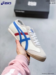 เอสิคส์ Asics Onitsuka Tiger Mexico 66 Classic Leather Sneakers รองเท้าวิ่ง รองเท้าฟิตเนส รองเท้าเทนนิส รองเท้าบุริมสวย รองเท้าผ้าใบนักเรียน