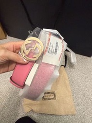 代購❤️Gucci 雙GG粉色皮帶