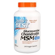 Doctor’s Best Glucosamine葡萄糖胺1500毫克+軟骨素1200亳克+MSM1000亳克，240粒膠囊