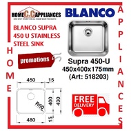 BLANCO SUPRA 450-U STAINLESS STEEL SINK