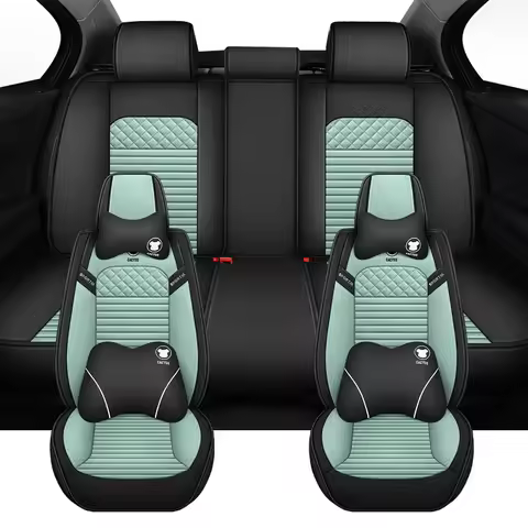 FLAX Universal Car Seat Covers For Audi Q2L Q7 4L A4 A6 C5 C6 4F A3 8V 8P A4 B8 B7 Q5 Full Set Cushi