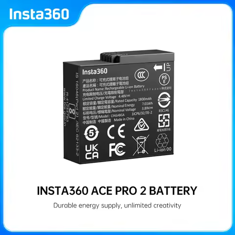 Insta360 Ace Pro 2 1800 mAh Battery For Insta 360 Ace Pro 2 Original Accessories
