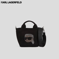 Karl Lagerfeld -  K/IKONIK RHINESTONE KARL SHOPPER 236W3876 กระเป๋าถือ/กระเป๋าสะพาย