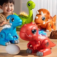 STEM Magnetic Dinosaur Toy - Light Up Sound Building Set for Kids Age 3-5