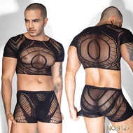 Men Underwear Perspective Sexy Men Sexy Net Clothes Nightclub Gay Bar Performance Gay Sexy Underwear