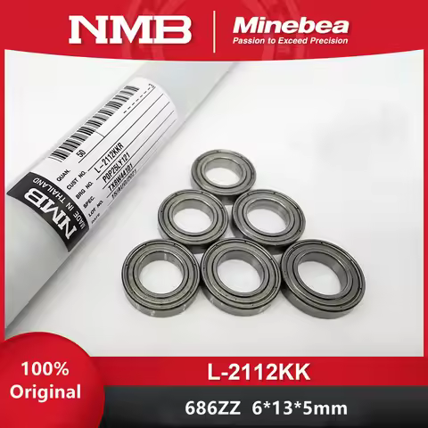 Original Minebea NMB bearing L-2112KK 12*21*5mm 6801ZZ deep groove ball bearings 2112 6801 6801Z 12x