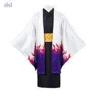 Demon Slayer: Kimetsu no Yaiba Giyuu Cosplay Costume Demon Slayer Team Leader Giyuu Cosplay Full Set
