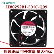 [Cooling Fan] SUNON EF8025B1-E01C-Q99 24V 1.68 W 8CM Inverter Equipment Cooling Fan Hot Sale