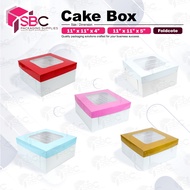 Cake box 11x11x4 & 11x11x5 (5 pcs)
