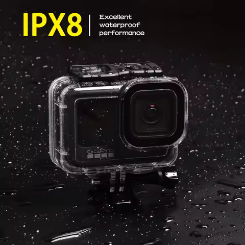 60M Waterproof Case For GoPro 12 11 10 9 Black Protective Diving Underwater Sports Camera Housing Ph