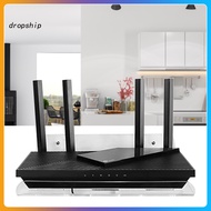 DRO_ WiFi Router Bracket Multifunctional Clear Acrylic Wireless Router Wall Hanging Storage Shelf for Living Room