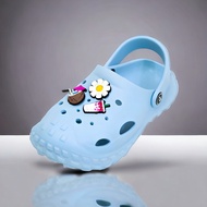 Rumahkaki - Sandal Clogs Jibbits Wanita Kekinian / Sendal Cewek Terbaru Karet Tebal Empuk Porto 3057