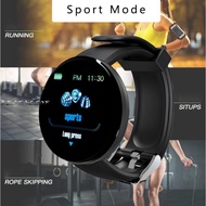 D18S Smart Watch Smart Fitness Tracker With Silicone Strap Sport Watches Women Men Smartwatch For Apple IOS Android Electronics