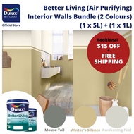 [1 Room BUNDLE] Dulux Better Living Interior Walls Paint (Air Purifying) (1x5L + 1x1L) Wild Wonder Soothing Tone