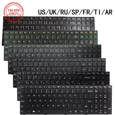 US/UK/RU/SP/FR/TI/AR NEW Laptop Keyboard For Lenovo E41-80 E50-70 E50-80 Z70-80 V2000 V4000 300-15IS