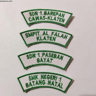 Embroidery Bet Embroidery School Location Size 8x2.8 CM Custom According to Request Available Many C