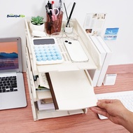 beautifullife  Sleek Desktop File Holder File Box Organizer 3 Tier Stackable Letter Tray Desk Organi