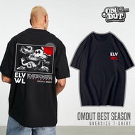 Eleven Well Animal Distro T-Shirt Short Sleeve Adult Cotton Combed 24s Material Unisex Streetwear T-