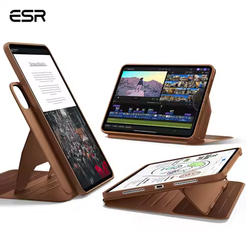 ESR for iPad Pro 11/13(M5/M4) Removable Magnetic Case Adjustable Angle Cover for iPad 11(A16)& Air 1