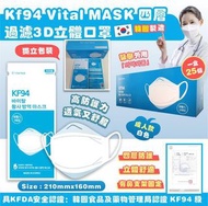 KF94 Vital MASK  四層過濾3D立體口罩