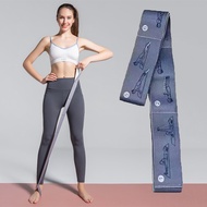 1pcs Yoga Multi-Segment Stretch Elastic Band Latin Dance Correct Posture Tension Band 8 Grid Elastic