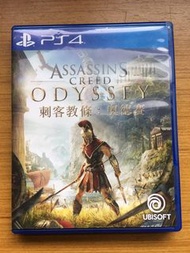 PS4 刺客教條 奧德賽 中文版 Assassins Creed Odyssey 光碟無刮  中文版