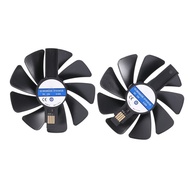 】Cooler Fan For Sapphire Radeon RX 470 480 580 570 NITRO Mining Edition RX580 RX480 Gaming Vide=nID