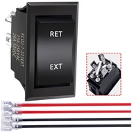 Instant Joystick Toggle Switch (ON) OFF (ON) 4-Pin DPDT 20A 12V DC Rocker Switch