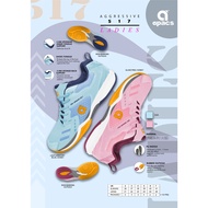 APACS INDOOR/BADMINTON SHOES AGGRESSIVE 517 LADIES FREE SHIRT + SOCK