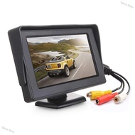 4.3 Inch TFT LCD Monitor Car Rearview Full Color Display 2-channels Video Inputs Visual Reversing fo
