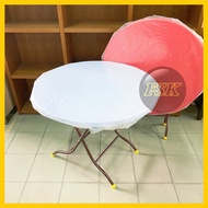 3V Round Plastic Table 3ft / Folding Table / Meja Lipat