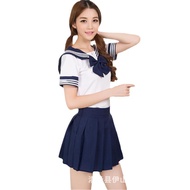 Dfxjcvl ชุดกะลาสีแบบญี่ปุ่นและเกาหลีชุดนักเรียน JK สำหรับนักเรียนหญิงที่มาเลเซีย